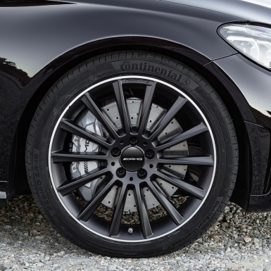 Mercedes  Amg Sticker Wheel Center Hub Cap