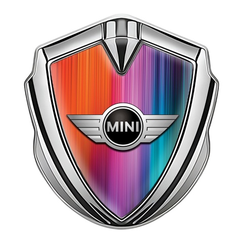 Mini Cooper Bodyside Emblem Silver Colorful Gradient Classic Edition