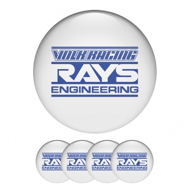 Rays Volk Raicing Domed Stickers Wheel Center Cap Light Version 