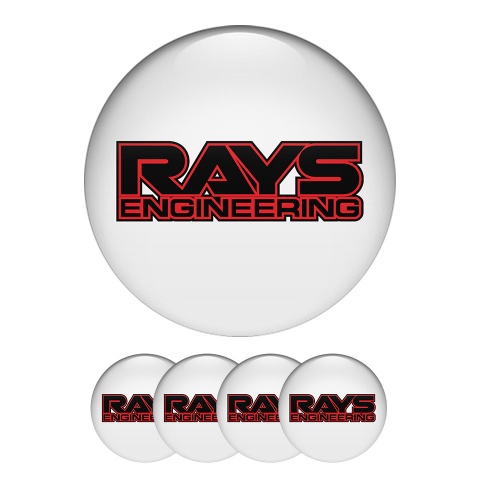 Rays Center Hub Dome Stickers Light Model