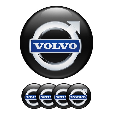 Volvo Domed Stickers Wheel Center Cap 3D logo Special Series 
