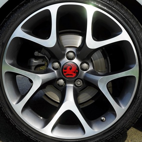 Vauxhall Silicone Stickers Center Hub Street Power