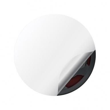 Vauxhall Center Hub Dome Stickers With Gray 3D Logo