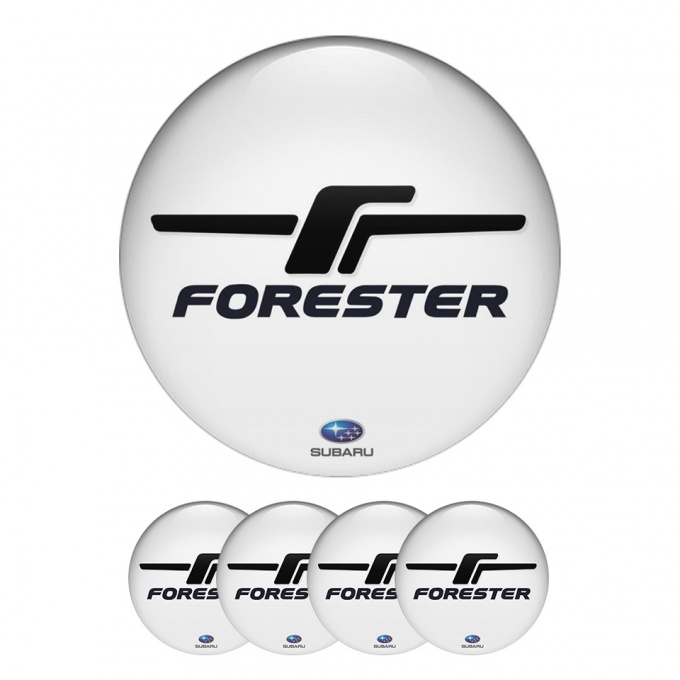 Subaru Wheel Center Cap Domed Stickers Logo Forester