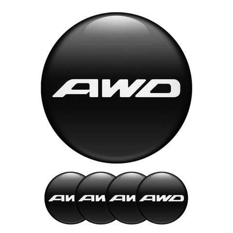 Subaru Sticker Wheel Center Hub Cap AWD System