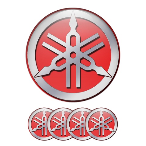 Yamaha Domed Stickers Wheel Center Cap Badge For Future Car