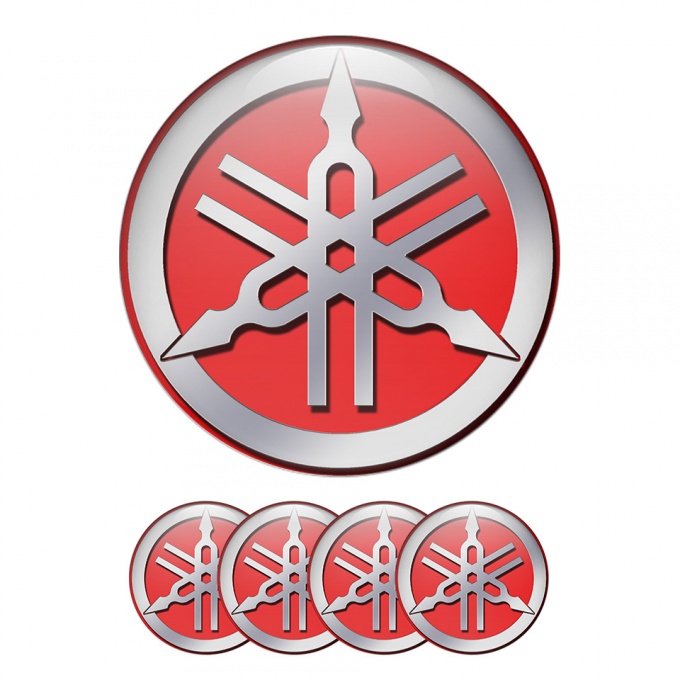Yamaha Domed Stickers Wheel Center Cap Badge For Future Car