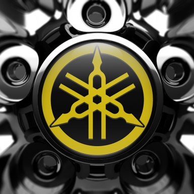 Yamaha Wheel Center Cap Domed Stickers Speed Car 