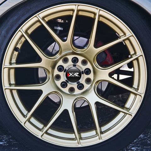 XXR Center Hub Dome Stickers Top Wheels