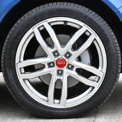 ATS Sticker Wheel Center Hub Cap Red Style