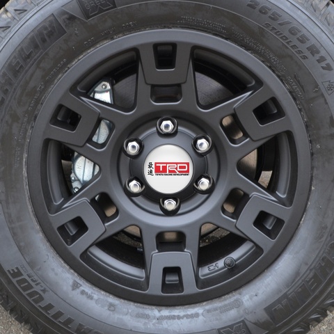 Toyota Trd Domed Stickers Wheel Center Cap Super Model 