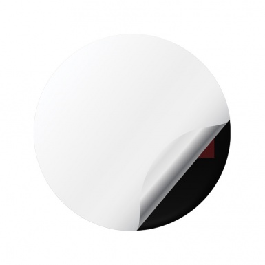 Toyota Trd Center Hub Dome Stickers Black Water