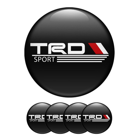 Toyota Trd Domed Stickers Wheel Center Cap Badge Unique series 