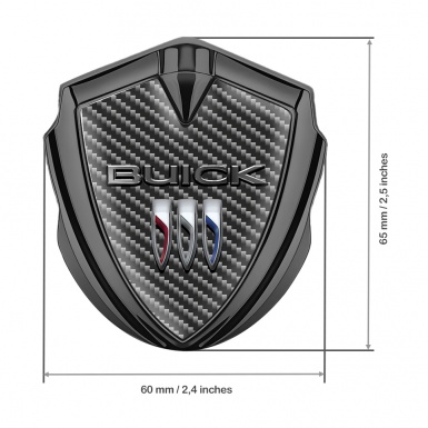 Buick Trunk Metal Emblem Graphite Dark Carbon Base Clean Edition