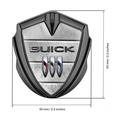 Buick Self Adhesive Bodyside Emblem Graphite Stone Plates Edition