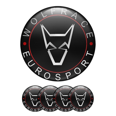Wolfrace Silicone Stickers Center Hub Eurosport