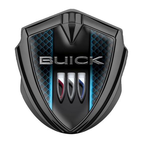 Buick Bodyside Badge Self Adhesive Graphite Blue Grille Glow Effect