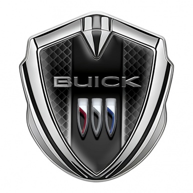 Buick Fender Emblem Badge Silver Dark Grille Glow Effect