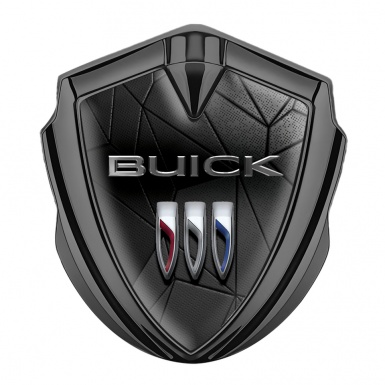 Buick Trunk Metal Emblem Graphite Dark Mosaic Template Design