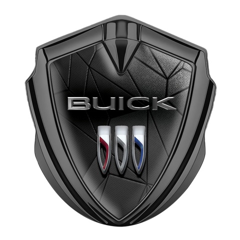 Buick Trunk Metal Emblem Graphite Dark Mosaic Template Design