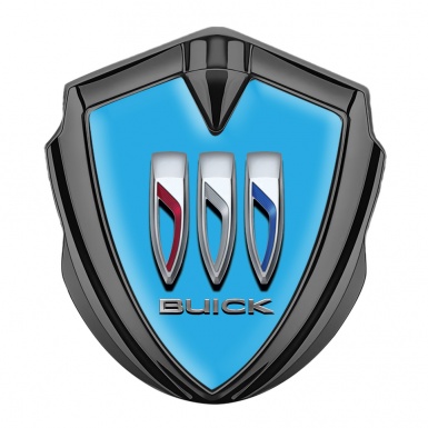 Buick Self Adhesive Bodyside Emblem Graphite Blue Base Big Logo