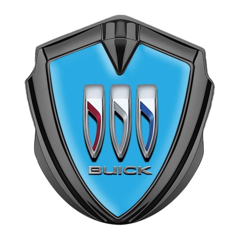 Buick Self Adhesive Bodyside Emblem Graphite Blue Base Big Logo