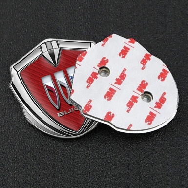3M Metal Grill & Trunk Emblem Decal – Polished Red Lettering, 4mm Thick – Speed Daddy