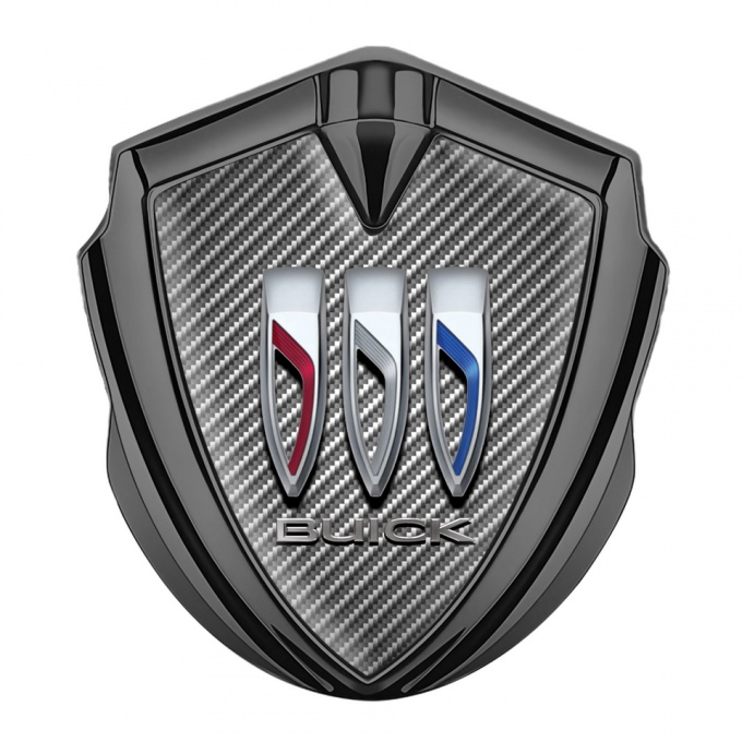 Buick Trunk Emblem Badge Graphite Light Carbon Motive Big Logo