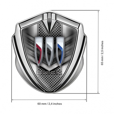 Buick Bodyside Emblem Silver Dark Mask Effect Tricolor Edition
