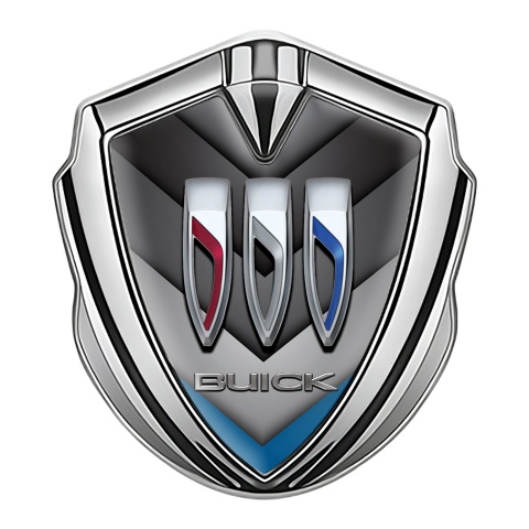 Buick Bodyside Badge Self Adhesive Silver V Shape Large Shields