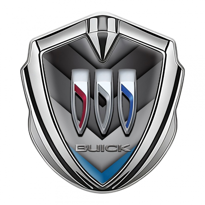 Buick Bodyside Badge Self Adhesive Silver V Shape Large Shields