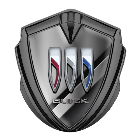 Buick Tuning Emblem Self Adhesive Graphite Slides Tricolor Logo