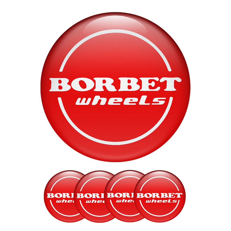 thumbnail image 2 of Borbet Wheels 60mm Hub Cap Center Caps - Black Gloss, 48mm Inner Diameter - Made In Germany 2 of 5