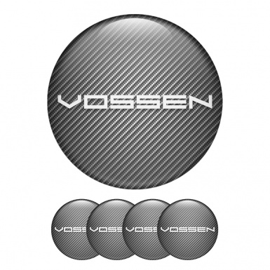 Vossen Sticker Wheel Center Hub Cap Unique Model In Carbon Printing