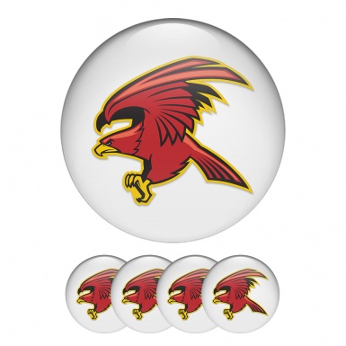 Animals Silicone Stickers Center Hub Eagle In An Offensive Stance