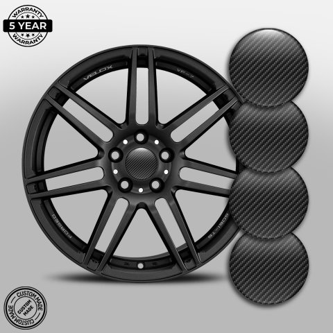 Wheel Silicone Emblems for Center Caps Carbon Edition