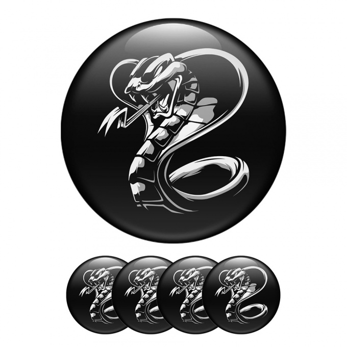 Animals Sticker Wheel Center Hub Cap Aggressive Cobra 