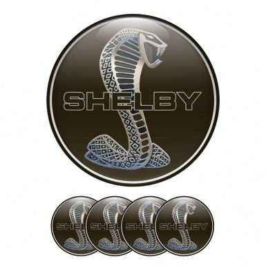 Ford Mustang Domed Stickers Wheel Center Cap Badge 
