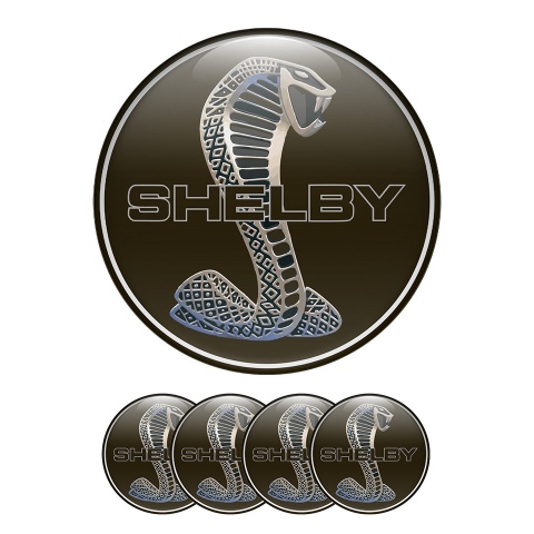 Ford Mustang Domed Stickers Wheel Center Cap Badge 