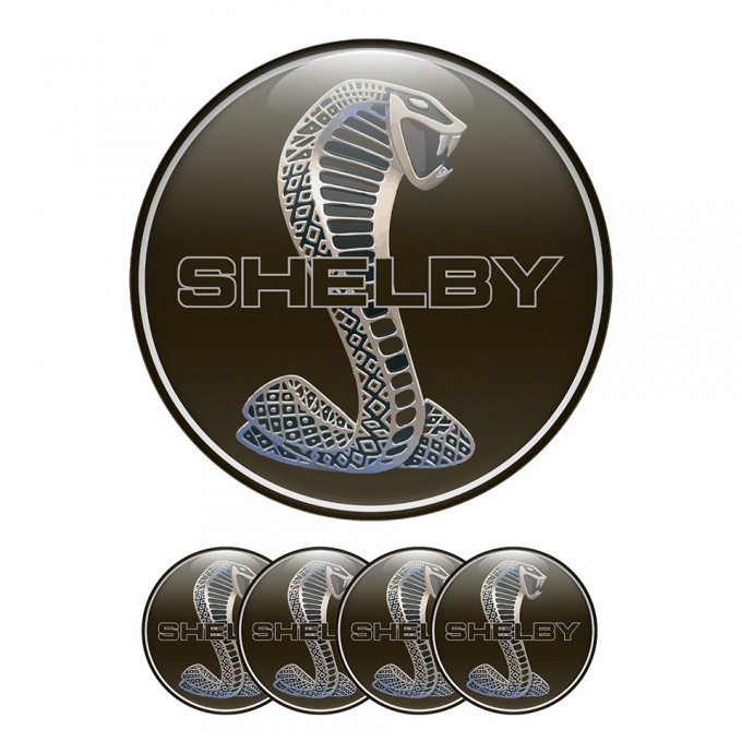 Ford Mustang Domed Stickers Wheel Center Cap Badge 