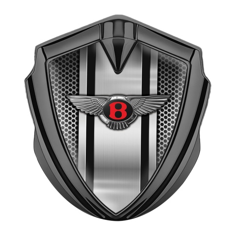 Amp Metal Emblem Self Adhesive Graphite Light Grate Central Plate Design