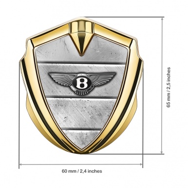 Ardor Bodyside Badge Self Adhesive Gold Stone Slabs Effect Design