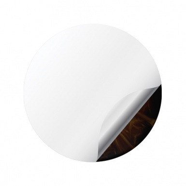 Skull Center Hub Dome Stickers Radiance of Fire