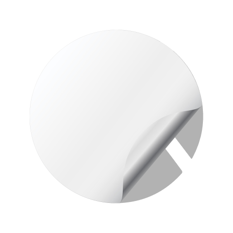 ZRX Crypto Domed Stickers Black White
