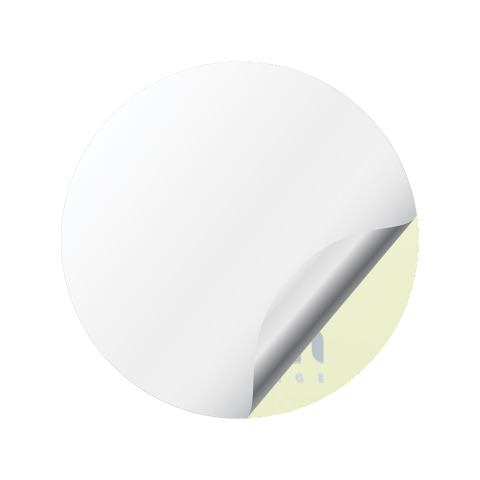 1inch Domed Stickers Green Crypto Green Logo