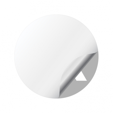 Algo Algorand Crypto Silicone Stickers Black