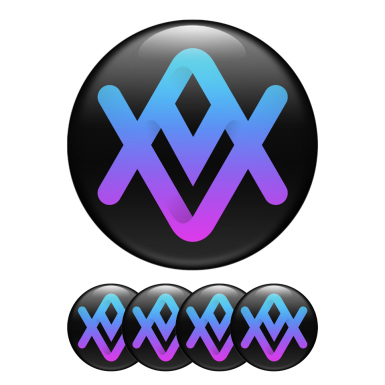 Alu Altura Crypto Silicone Stickers Black