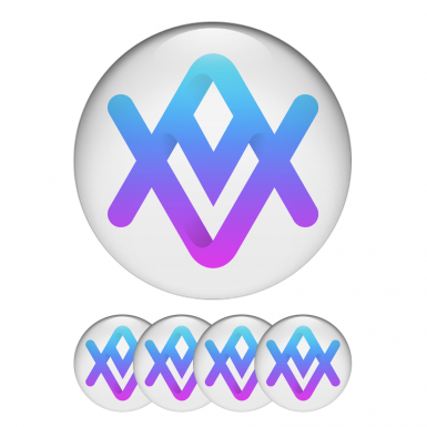 Alu Altura Crypto Silicone Stickers White