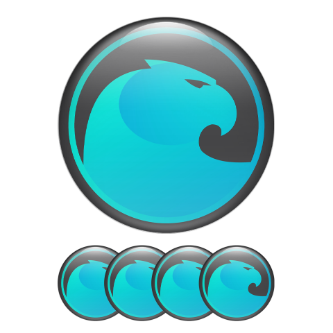 Aragon Crypto 3D Silicone Stickers Black