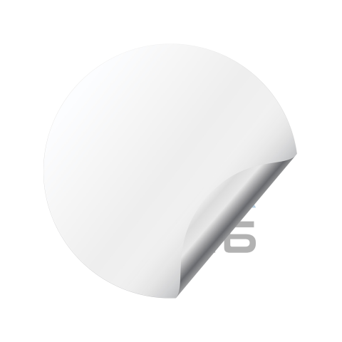 Ardor Ardr Crypto Domed Stickers White